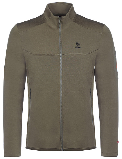 Куртка мужская Kailas Stand Collar Fleece Deep Moss Green - Фото 1 большая