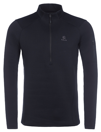 Куртка мужская Kailas Half-Zip Deep Black - Фото 1 большая