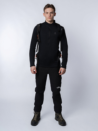 Куртка мужская Kailas Half-Zip Deep Black - Фото 5 большая
