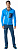 Куртка мужская Ortovox Fleece Grid Hoody Safety Blue - Фото 2 малая