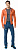 Куртка мужская Ortovox Fleece Light Hoody Desert Orange Blend - Фото 2 малая