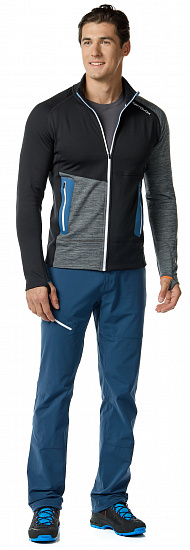 Куртка мужская Ortovox Fleece Light Black Raven - Фото 2 большая