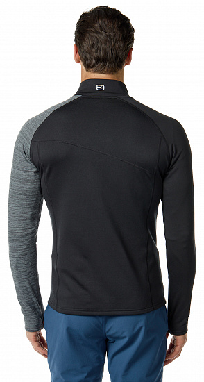 Куртка мужская Ortovox Fleece Light Black Raven - Фото 4 большая
