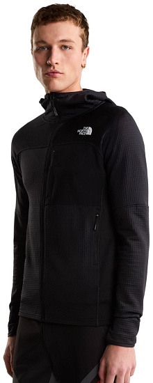 Куртка мужская The North Face Polartec Powergrid Stormgap Hoodie Tnf Black - Фото 3 большая