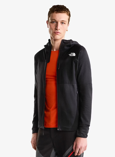 Куртка мужская The North Face Polartec Powergrid Stormgap Hoodie Tnf Black - Фото 5 большая