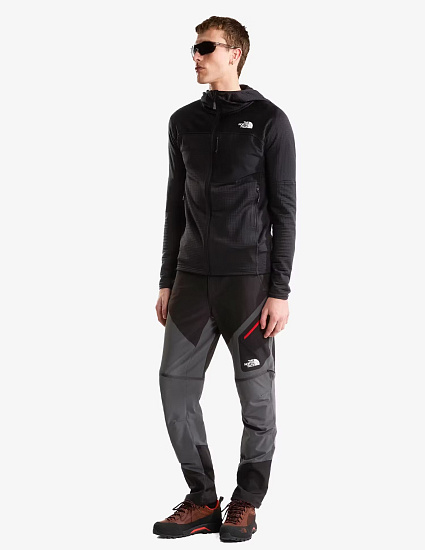 Куртка мужская The North Face Polartec Powergrid Stormgap Hoodie Tnf Black - Фото 6 большая