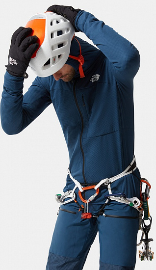 Куртка мужская The North Face Summit L2 Futurefleece Full Zip Blue Wing Teal - Фото 7 большая