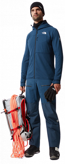 Куртка мужская The North Face Summit L2 Futurefleece Full Zip Blue Wing Teal - Фото 15 большая