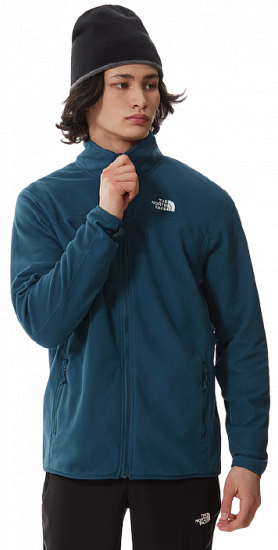 Куртка мужская The North Face 100 Glacier Full Zip Monterey Blue - Фото 3 большая