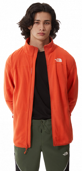 Куртка мужская The North Face 100 Glacier Full Zip Burnt Ochre - Фото 6 большая