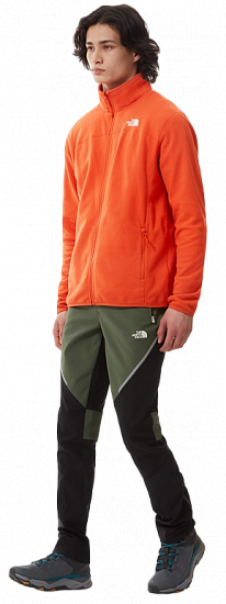 Куртка мужская The North Face 100 Glacier Full Zip Burnt Ochre - Фото 7 большая