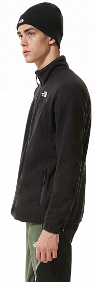Куртка мужская The North Face 100 Glacier Full Zip TNF Black - Фото 6 большая