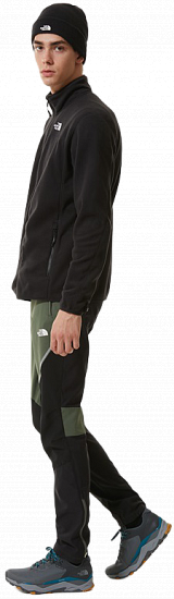 Куртка мужская The North Face 100 Glacier Full Zip TNF Black - Фото 8 большая