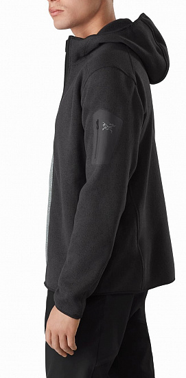 Куртка мужская Arcteryx Covert Hoody Black Heather - Фото 3 большая