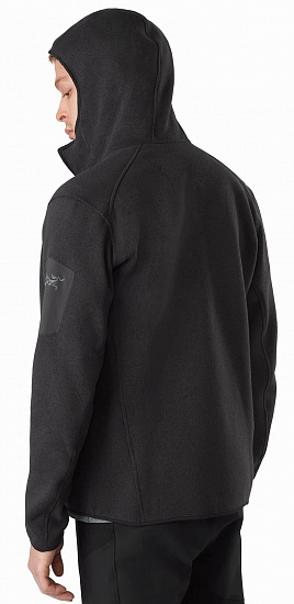 Куртка мужская Arcteryx Covert Hoody Black Heather - Фото 4 большая
