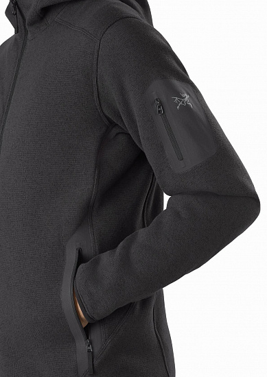 Куртка мужская Arcteryx Covert Hoody Black Heather - Фото 5 большая