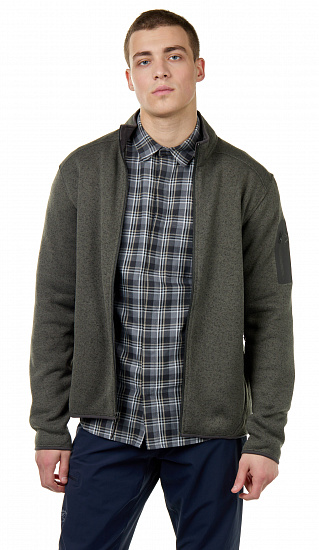 Куртка мужская Arcteryx Covert Cardigan Moonshadow Heather - Фото 2 большая