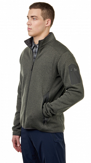 Куртка мужская Arcteryx Covert Cardigan Moonshadow Heather - Фото 4 большая