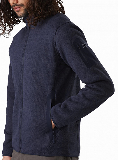 Куртка мужская Arcteryx Covert Cardigan Kingfisher - Фото 4 большая