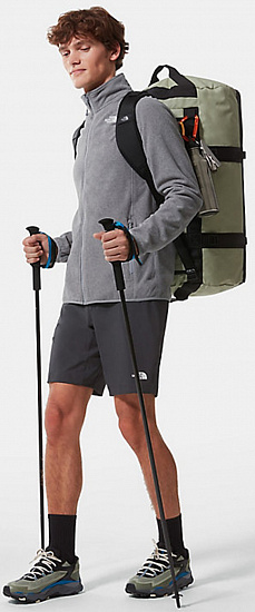 Куртка мужская The North Face 100 Glacier Full-Zip Medium Grey Heather - Фото 7 большая