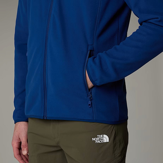 Куртка мужская The North Face 100 Glacier Full Zip Glacier Estate Blue - Фото 7 большая
