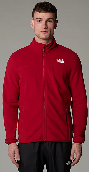Куртка мужская The North Face 100 Glacier Full Zip Glacier Garnet Red - Фото 2 большая
