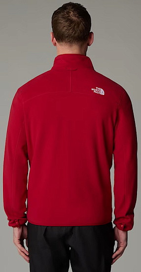 Куртка мужская The North Face 100 Glacier Full Zip Glacier Garnet Red - Фото 3 большая