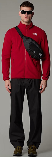 Куртка мужская The North Face 100 Glacier Full Zip Glacier Garnet Red - Фото 5 большая