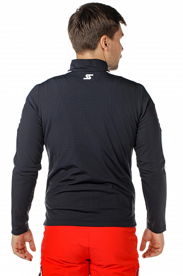 Куртка мужская Stockli Technostretch Black/White - Фото 4 большая