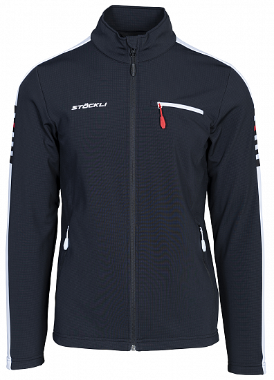 Куртка мужская Stockli Technostretch Black/White - Фото 1 большая