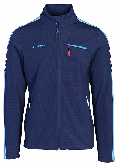 Куртка мужская Stockli Technostretch Navy/Light Blue - Фото 1 большая