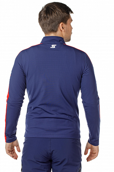 Куртка мужская Stockli Technostretch Navy/Red - Фото 5 большая