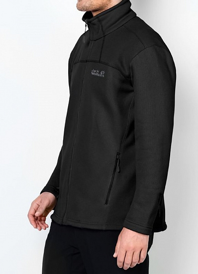 Куртка мужская Jack Wolfskin Castle Rock Black - Фото 4 большая