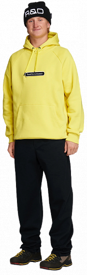 Толстовка мужская Peak Performance Seasonal Patch Hoody Citrine - Фото 7 большая