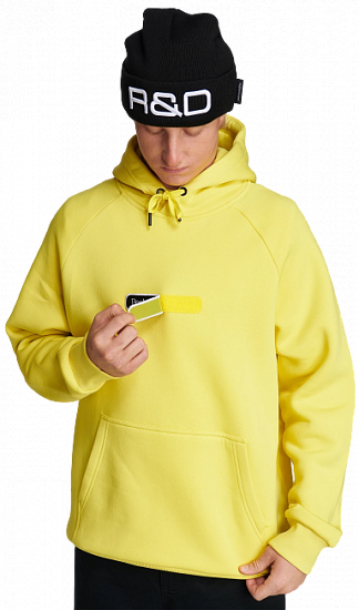 Толстовка мужская Peak Performance Seasonal Patch Hoody Citrine - Фото 8 большая
