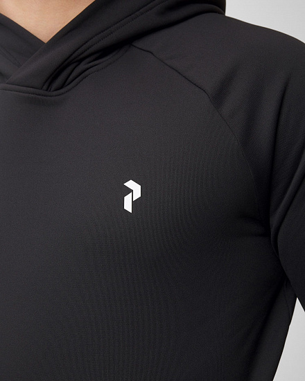 Толстовка мужская Peak Performance Rider Hoody Black - Фото 6 большая