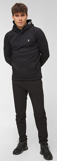 Толстовка мужская Peak Performance Rider Hoody Black - Фото 7 большая