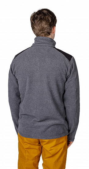Куртка мужская Fjallraven Sten Fleece Dark Grey - Фото 4 большая