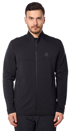 Куртка мужская Kailas Stand Colar Fleece Black - Фото 2 большая