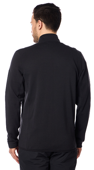 Куртка мужская Kailas Stand Colar Fleece Black - Фото 4 большая