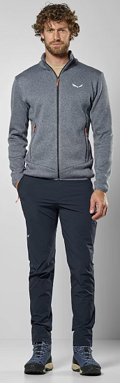 Куртка мужская Salewa Puez Rocca Polarlite Java Blue - Фото 3 большая