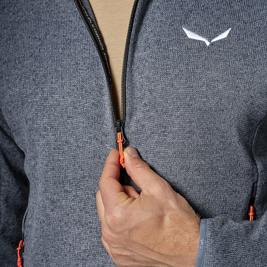 Куртка мужская Salewa Puez Rocca Polarlite Java Blue - Фото 5 большая