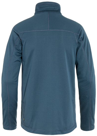 Куртка флисовая мужская Fjallraven Abisko Lite Fleece Indigo Blue - Фото 2 большая