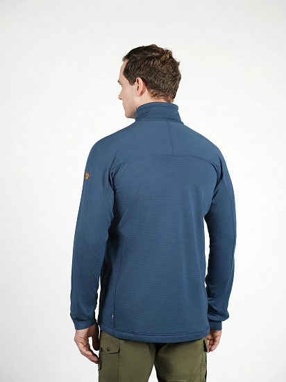 Куртка флисовая мужская Fjallraven Abisko Lite Fleece Indigo Blue - Фото 5 большая