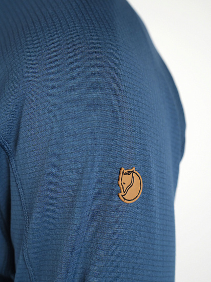 Куртка флисовая мужская Fjallraven Abisko Lite Fleece Indigo Blue - Фото 8 большая