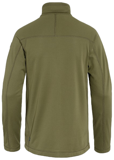 Куртка мужская Fjallraven Abisko Lite Fleece Green - Фото 4 большая