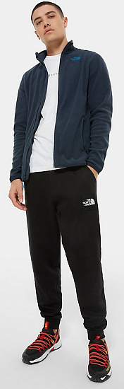 Куртка мужская The North Face 100 Glacier Full Zip Urban Navy - Фото 6 большая