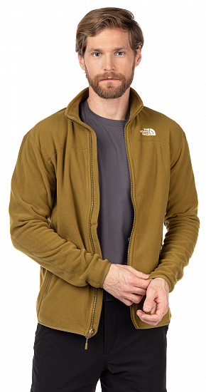 Куртка мужская The North Face 100 Glacier Full Zip Fir Green - Фото 2 большая