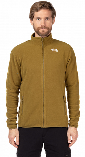 Куртка мужская The North Face 100 Glacier Full Zip Fir Green - Фото 3 большая