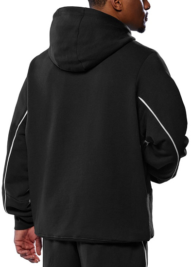 Худи мужское Mizuno Athletics Black - Фото 2 большая